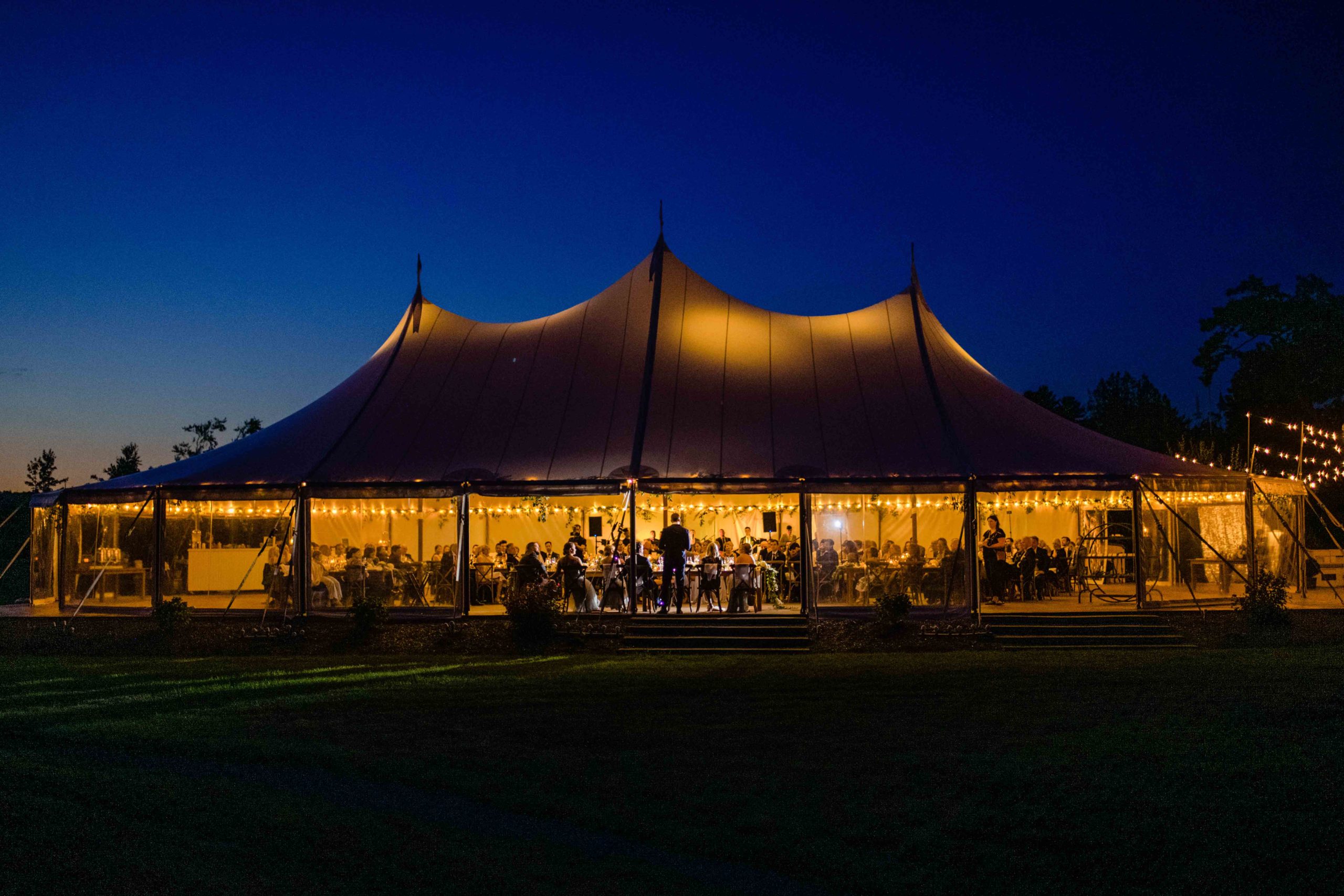 French's Point - Tent Lighting