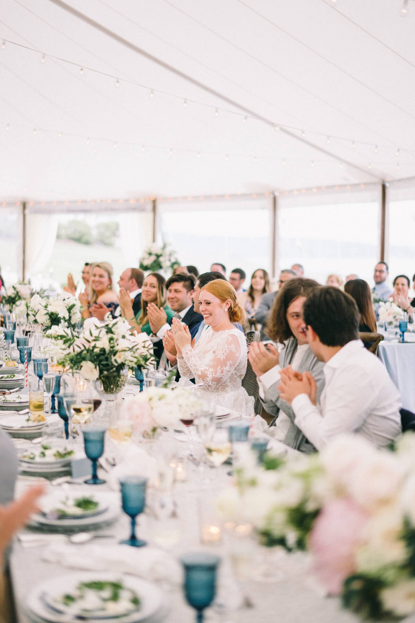 Spring Tented Wedding at French's Point Maine