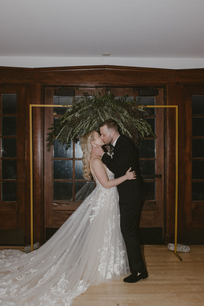 Indoor wedding ceremony