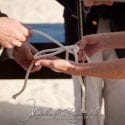 Knot tying French's Point Wedding
